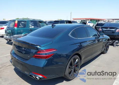 2022 Genesis G70 3.3T Rwd z USA, uszkodzony, nr VIN KMTG54TE4NU099048